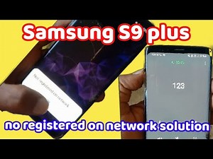 Samsung S9 plus no network on registerd problem solution #samsung #samsungs9plus #g965F