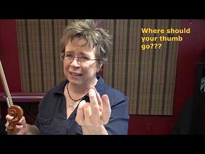 Where Does the Left Thumb Go on Violin?