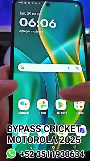 BLOQUEO CRICKET MOTOROLA EN MODELOS 2025 Y 2026