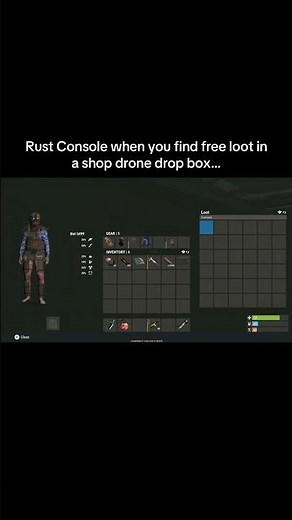 Rust Console when you find free loot in a shop drone drop box…#shorts #rust #rustconsole