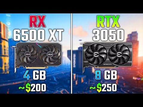 AMD RX 6500 XT vs NVIDIA RTX 3050 | Test in 8 Games