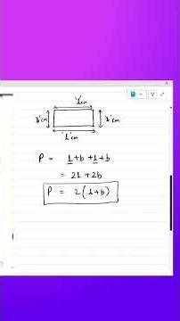 Perimeter of a Rectangle| Math