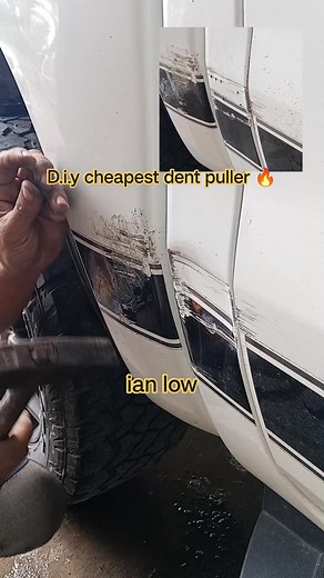 D.i.y cheapest dent puller✅ #proudwelder #bodyrepair #autorepair #welding #welder | Ian low