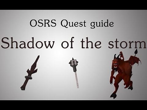 [OSRS] Shadow of the storm quest guide