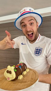 When Dad hacks Colin the Caterpillar 🐛🎂 #freecuthbert #cake #hack | LadBaby