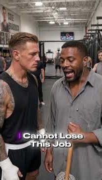 UFC Champion Asked a Black Janitor to Spar "for Fun" — He Smiled "Only If You Promise Not to Cry"