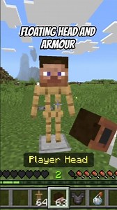 MINECRAFT INVISIBLE ARMOUR TRICK 🤯 (No Mods!) #minecraft #shorts