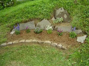 garden rockery in two hours