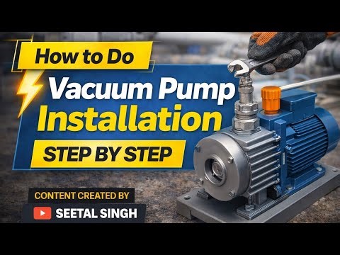 Vacuum Pump Installation Step by Step 🔧 |