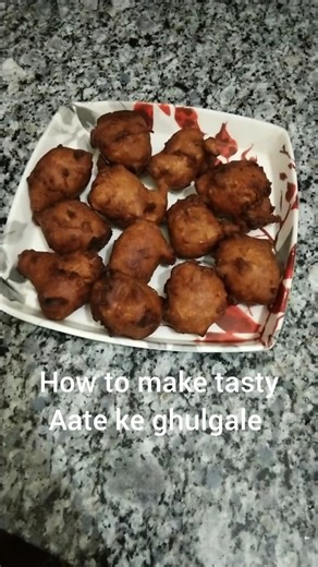 Crispy Wheat Flour Fritters 🔥 | Atta Ghulgule #cooking #recipe #food #suji #easyrecipe #khichdi