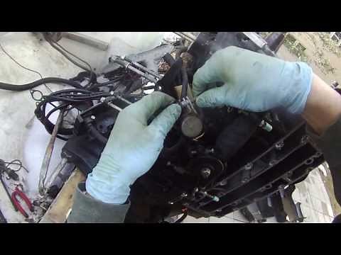 mercury outboard 90hp tear down part 4 - fly wheel removal