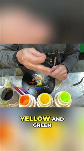 DIY Jig Heads: Powder Painting Secrets Revealed for Lures! #shorts