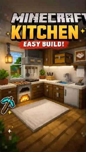 Minecraft realistic kitchen