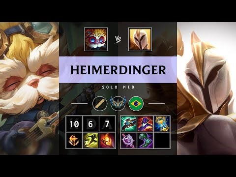 Heimerdinger Mid vs Kayle - BR Challenger Patch 25.19