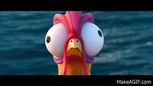 Moana: Heihei Movie Clip on Make a GIF
