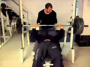 Pec tear on bench press not for the faint hearted.