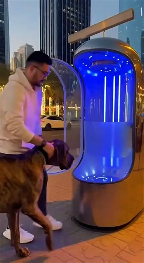 Dubai's OUTDOOR PET SHOWER Machine is Blow Your Mind🤯🤖 Robot AI Machine 3.0✂️Live!
