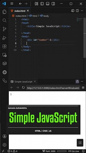 Your first real button (do this now) #coding #shorts