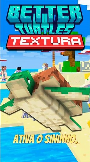 Minecraft 1.20.6: As novas tartarugas do Minecraft!!! - Better Turtles TEXTURA [JAVA/BEDROCK]