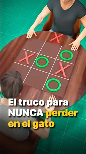 The trick to NEVER losing at Tic-Tac-Toe