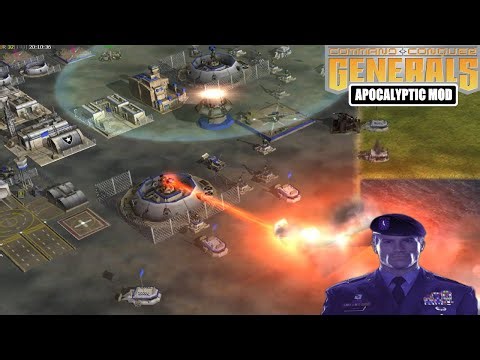 SUPREME COMMANDER VS CHINA BOSS - C&C Generals Zero Hour Apocalyptic 2.2