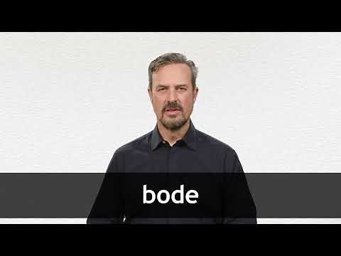 How to pronounce BODE in American English