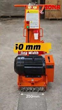 PI250 Scarifier | Concrete Surface Preparation for Epoxy & Coatings