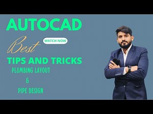 Plumbing Layout and Pipe design In Autocad | Plumbing Layout & Pipe Design In Autocad|Cad Coach Aman