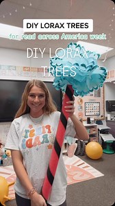7.8K views · 39 reactions | DIY Lorax trees for next week!!! 朗冀 #loraxtree #diy #teacher #teacherlife #readacrossamerica #drseuss #drseussday #school #teach #classroomfun #teachersofinstagram #elementaryteacher | Life with Little Learners | Facebook