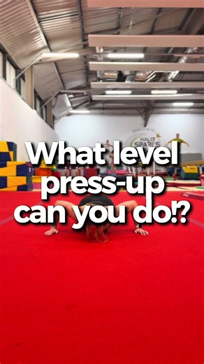 What level can you do!? 💥🤯 @coachamycontent demonstrating all of the press up exercises that feature in our gymnastics conditioning game 💪🏼 Our cards are perfect for gymnasts who want to get stronger to level up their skills in the gym 📈 Want to purchase? Follow the instructions below ⬇️ ✨ They are available on TikTok Shop 🛍️ #Gym #Gymnastics #Strong #Workout