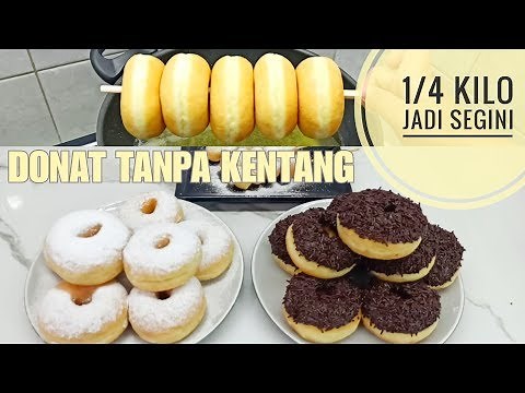 Donuts without potatoes, soft and plump