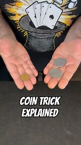 1.7K reactions · 44 comments | AWESOME COIN TRICK EXPLAINED 彩 #magic #trick #foryou #magician | The Mask Magic Tricks Revealed | Facebook