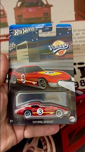 🔥 Hot Wheels Toyota 2000GT Vintage Racing Unboxing! 🚗✨ #hotwheels #toyota