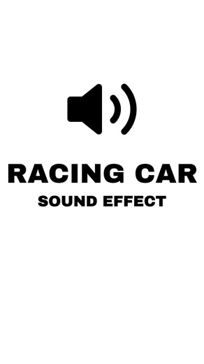 Racing Car Sound Effect #shorts