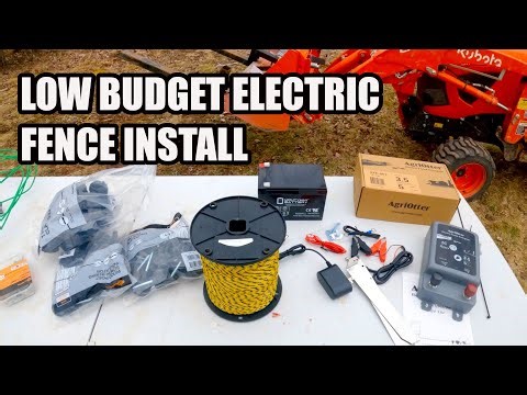 Is this Amazon electric fence any good? Low budget solar electric fence install