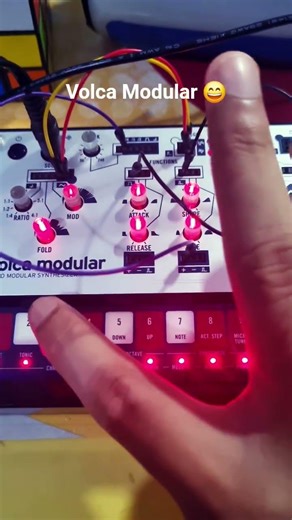 volca modular synth test #synth #volca #korg #modularsynth #future