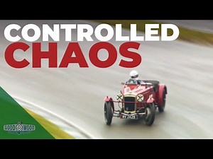 10 minutes of incredible pre-war battles and drifts | Goodwood Revival