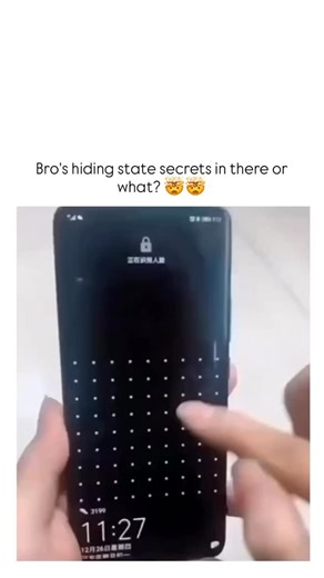 2026 Trending Reels.Ig on Instagram: "Dm for Credit / Removal This post humorously showcases a video of a user painstakingly entering an elaborate pattern lock on a Huawei smartphone, with the caption implying the complexity hides critical secrets like state documents. The 14-second clip captures the frustration of navigating a dense grid of dots, a feature tied to Huawei’s advanced security, which has drawn jokes in replies about safeguarding crypto wallets or Epstein files. Released December 2