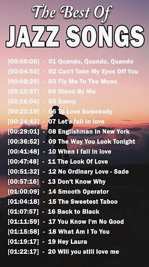 50 Unforgettable Jazz Classics ☕ louis armstrong , frank sinatra , diana krall , norah john