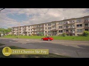 Vidéo Appartements à louer Québec - 2415 Chemin Sainte-Foy