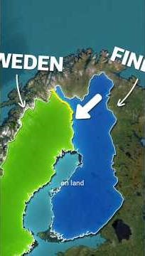 The World's Most Polite Border Dispute 🇸🇪🇫🇮 #shorts #fact #factshorts #factsinhindi #facts #trending