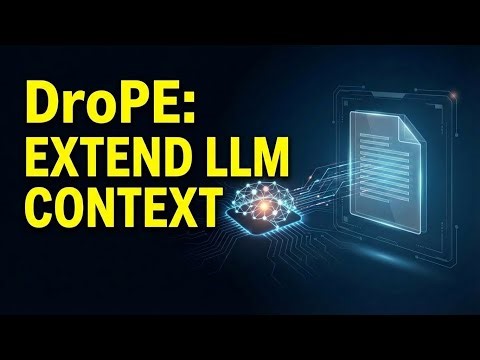 DroPE: Extending LLM Context Windows by Dropping Positional Embeddings