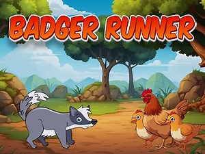 Play Badger Runner | Free Online  Games. KidzSearch.com