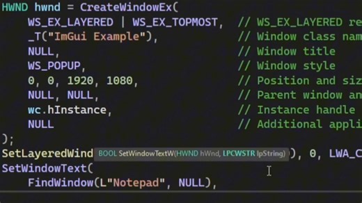 25. Change Any Window Title in C++ Using FindWindow #shorts