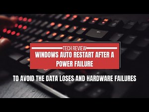 Windows 11 Auto Restart After a Power Failure | How To Auto Login to Windows 11