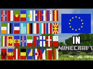 ALL EUROPEAN FLAG BANNERS IN MINECRAFT!