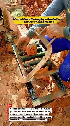 Pro Builder Demonstrates Manual Brick Making