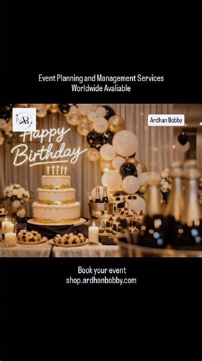 Luxury Birthday Event Setup | Ardhan Bobby Event | Premium Event Planning & Management