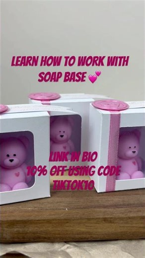Soap base tutorial #soap #favours #beacons #tutorial #guide #discount #teddybear #course