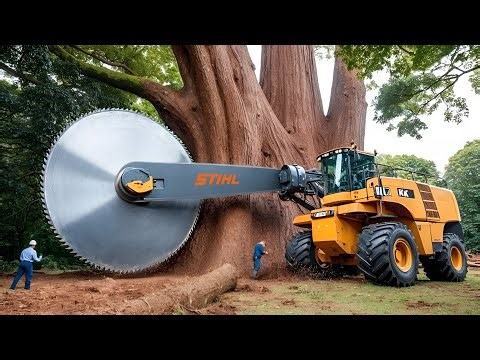 These Insane Logging Machines Are On Another Level
